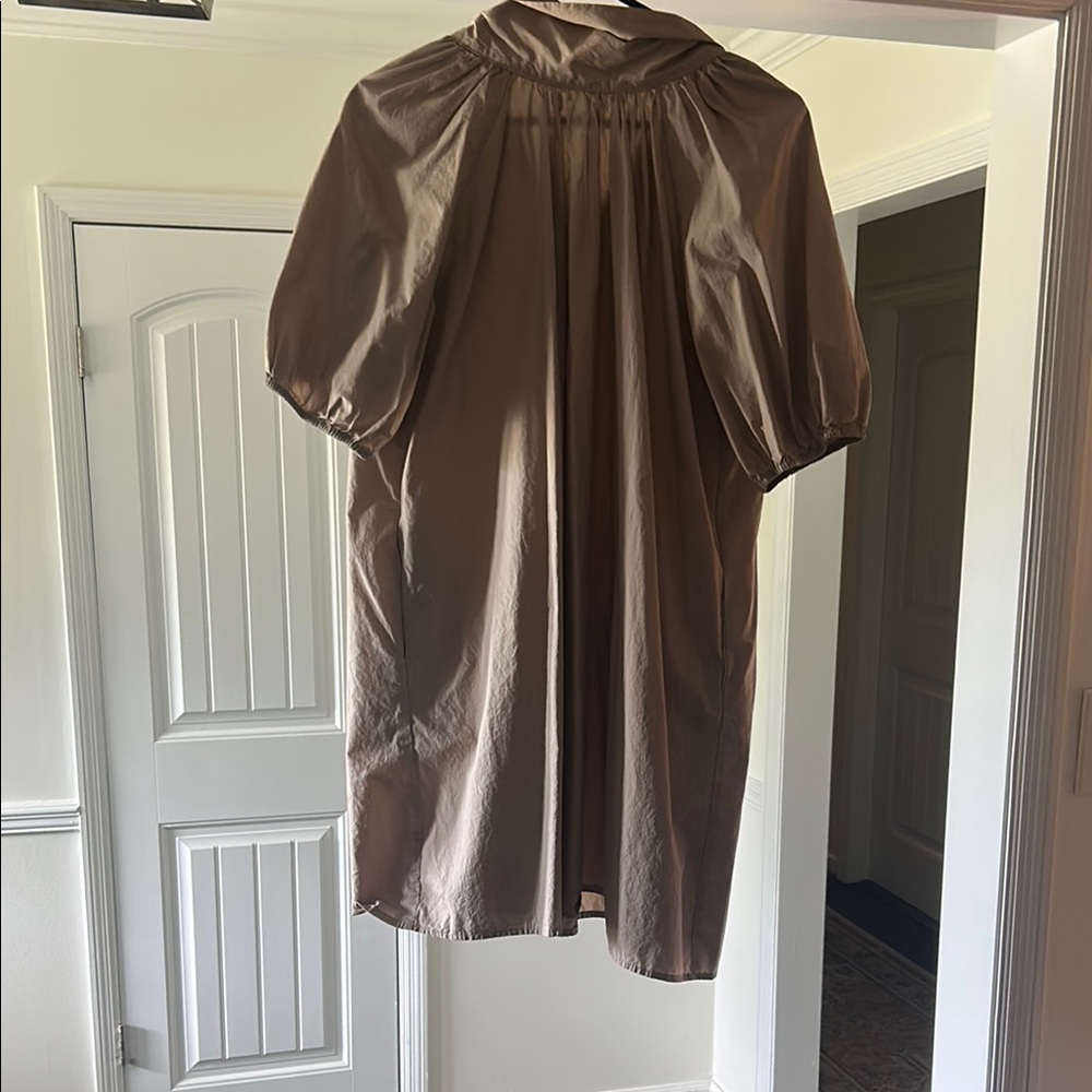 Elegant Brown Mini Dress